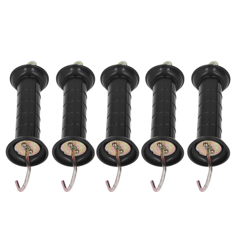 5Pcs Electric Fence Handle Insulated Gate Grip Bar with Metal Hook for Farm Pasture, image 10