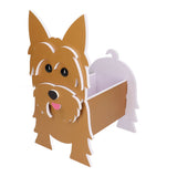Dog Plant Container Cute PVC in Bulk Dog Planter Flower Pot for Indoor Garden Decoration - Front View