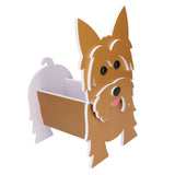 Dog Plant Container Cute PVC in Bulk Dog Planter Flower Pot for Indoor Garden Decoration - Side View