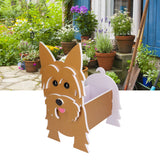 Dog Plant Container Cute PVC in Bulk Dog Planter Flower Pot for Indoor Garden Decoration