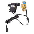 DC Brushless Pump Quiet Solar Water Heater Booster Pump with Flow Switch 6v-24v G1/2 Male Thread
