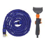 Cartridge Filter Cleaning Comb Orange Handheld Rinse Tool with Water Pipe for Swimming Pool - Front View