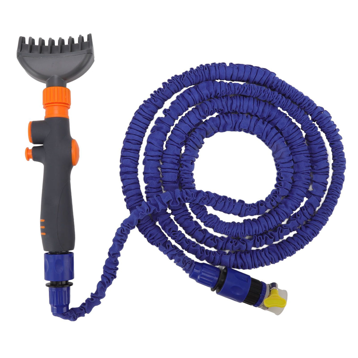 Cartridge Filter Cleaning Comb Orange Handheld Rinse Tool with Water Pipe for Swimming Pool