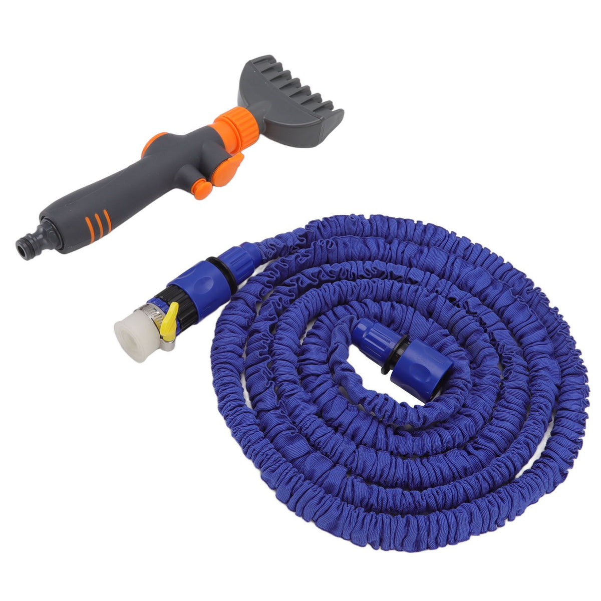 Cartridge Filter Cleaning Comb Orange Handheld Rinse Tool with Water Pipe for Swimming Pool