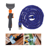 Cartridge Filter Cleaning Comb Orange Handheld Rinse Tool with Water Pipe for Swimming Pool