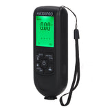 Digital Coating Thickness Gauge ABS with Portable Rope Automatic Shutdown Function Paint Coating Meter for Outdoor Black