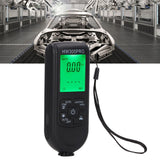 Digital Coating Thickness Gauge ABS with Portable Rope Automatic Shutdown Function Paint Coating Meter for Outdoor Black - Extra Image