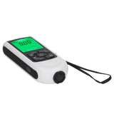 Digital Coating Thickness Gauge ABS with Portable Rope Automatic Shutdown Function Paint Coating Meter for Outdoor White