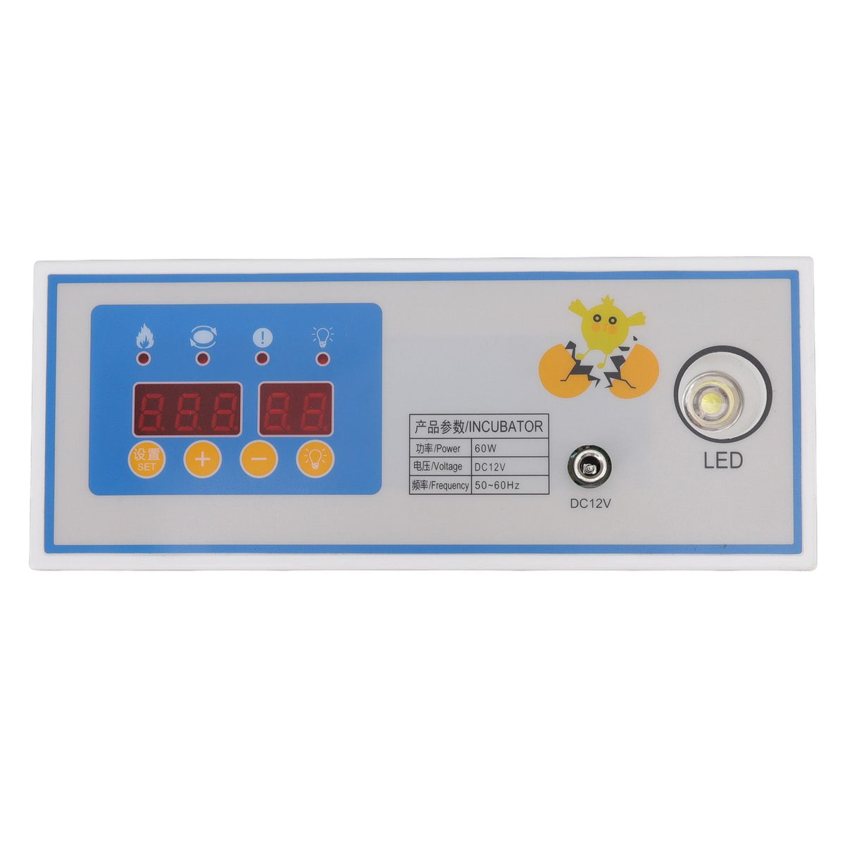 60W 12V Incubator Thermostat Plastic Automatic Incubator Temperature Controller for Mini Incubator Accessory