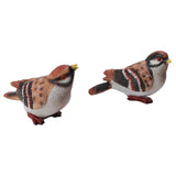 Garden Bird Ornament Resin Crafts Courtyard Simulation Bird Models Decorative Ornaments - Rear View