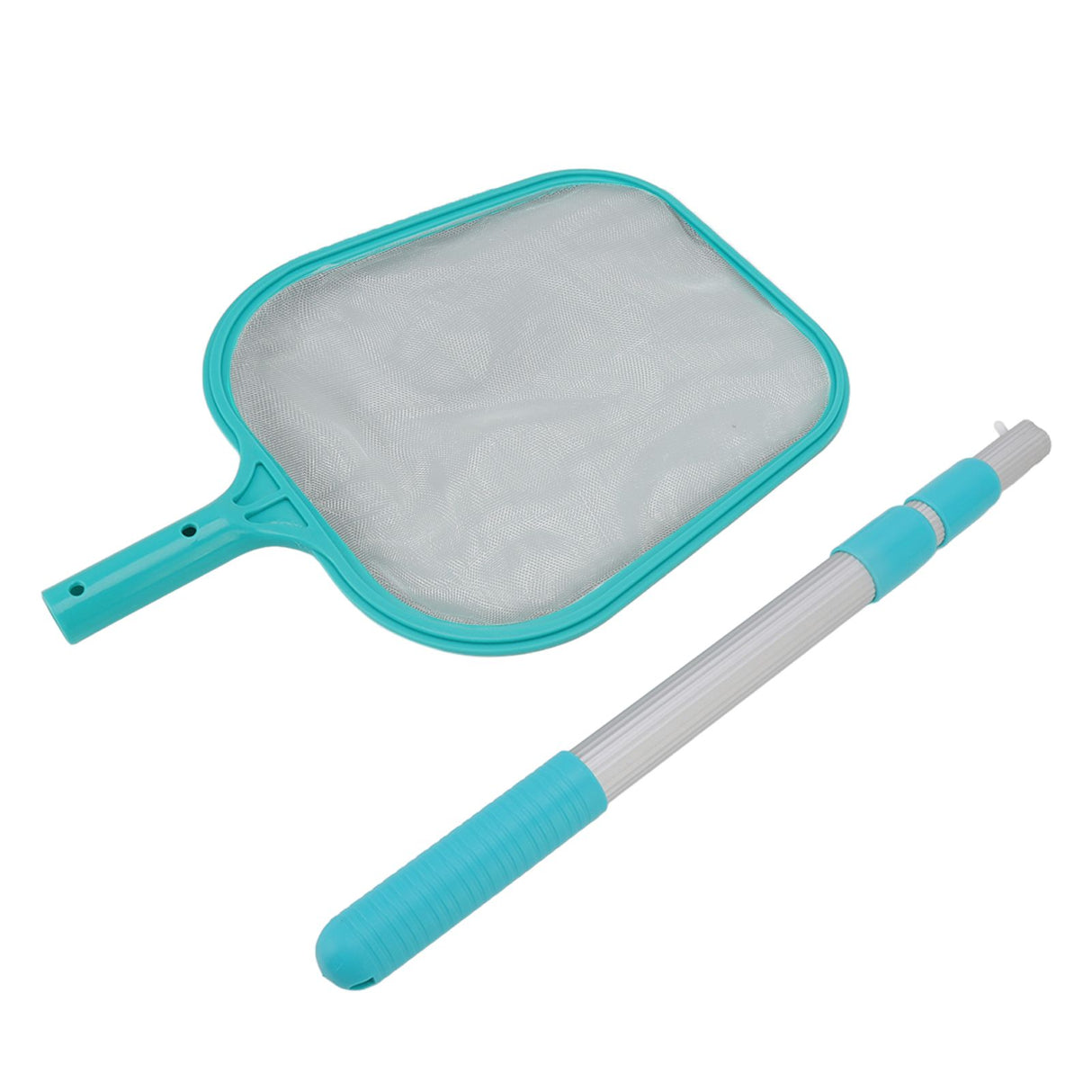 Swimming Pool Skimmer Net Plastic Nylon Green Leaf Rake Cleaning Tool for Hot Tub Spa Fountain