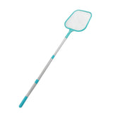 Swimming Pool Skimmer Net Plastic Nylon Green Leaf Rake Cleaning Tool for Hot Tub Spa Fountain
