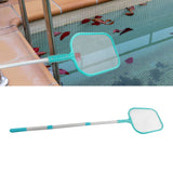 Swimming Pool Skimmer Net Plastic Nylon Green Leaf Rake Cleaning Tool for Hot Tub Spa Fountain - Extra Image