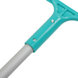 Swimming Pool Skimmer Net Plastic Nylon Green Leaf Rake Cleaning Tool for Hot Tub Spa Fountain - Extra Image