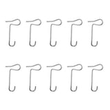 10Pcs Fence Wire Tensioner Tightener Metal Steel Wire Tensioning Tool Fence Repair Tool - Rear View