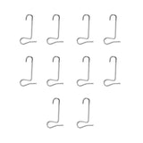 10Pcs Fence Wire Tensioner Tightener Metal Steel Wire Tensioning Tool Fence Repair Tool - Close-Up Angle