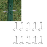 10Pcs Fence Wire Tensioner Tightener Metal Steel Wire Tensioning Tool Fence Repair Tool