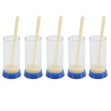 5Pcs Queen Bee Marking Cage Soft Safe Lightweight Queen Bee Marking Cage Bottle Marker for Gardening Potted Plants - Front View