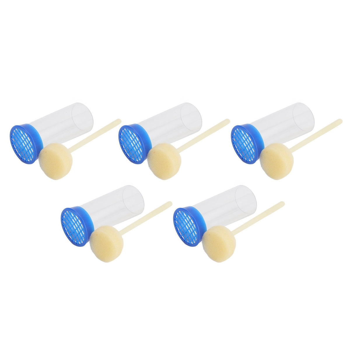 5Pcs Queen Bee Marking Cage Soft Safe Lightweight Queen Bee Marking Cage Bottle Marker for Gardening Potted Plants