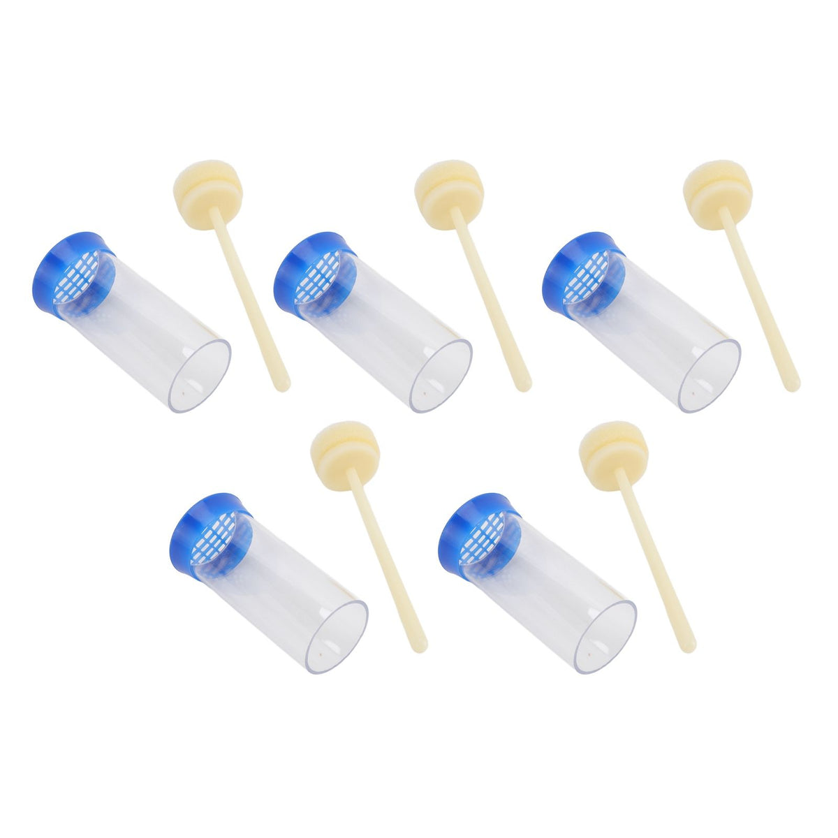 5Pcs Queen Bee Marking Cage Soft Safe Lightweight Queen Bee Marking Cage Bottle Marker for Gardening Potted Plants