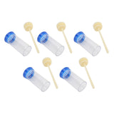 5Pcs Queen Bee Marking Cage Soft Safe Lightweight Queen Bee Marking Cage Bottle Marker for Gardening Potted Plants