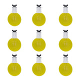9pcs Chicken Water Cups Yellow Poultry Automatic Drinking Bowl Water Cups Feeder Waterer for Chicken Duck Goose Quail