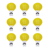 9pcs Chicken Water Cups Yellow Poultry Automatic Drinking Bowl Water Cups Feeder Waterer for Chicken Duck Goose Quail
