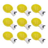 9pcs Chicken Water Cups Yellow Poultry Automatic Drinking Bowl Water Cups Feeder Waterer for Chicken Duck Goose Quail