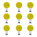 9pcs Chicken Water Cups Yellow Poultry Automatic Drinking Bowl Water Cups Feeder Waterer for Chicken Duck Goose Quail - Low Angle