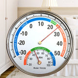 Thermometer Hygrometer Pointer Type Full Metal Multifunction Indoor Thermometer for Baby's Room Hospital Pharmacy