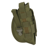 Molle Belt Holster Pouch Military Outdoor Waist Packs Multipurpose Nylon Holster Bag for Hunting Camping Olive Green
