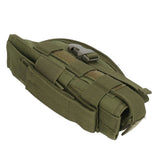 Molle Belt Holster Pouch Military Outdoor Waist Packs Multipurpose Nylon Holster Bag for Hunting Camping Olive Green