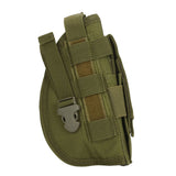 Molle Belt Holster Pouch Military Outdoor Waist Packs Multipurpose Nylon Holster Bag for Hunting Camping Olive Green