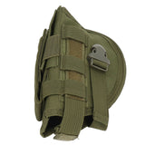 Molle Belt Holster Pouch Military Outdoor Waist Packs Multipurpose Nylon Holster Bag for Hunting Camping Olive Green - Extra Image