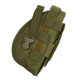 Molle Belt Holster Pouch Military Outdoor Waist Packs Multipurpose Nylon Holster Bag for Hunting Camping Olive Green