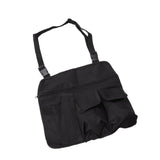 Camping Chair Hanging Bag Waterproof Oxford Cloth Adjustable Portable Beach Chairs Side Storage Bags for Outdoor Black