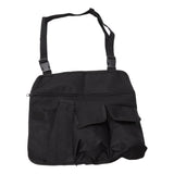 Camping Chair Hanging Bag Waterproof Oxford Cloth Adjustable Portable Beach Chairs Side Storage Bags for Outdoor Black