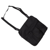Camping Chair Hanging Bag Waterproof Oxford Cloth Adjustable Portable Beach Chairs Side Storage Bags for Outdoor Black