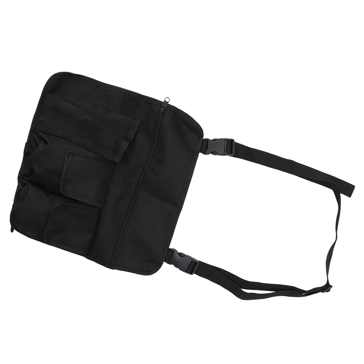 Camping Chair Hanging Bag Waterproof Oxford Cloth Adjustable Portable Beach Chairs Side Storage Bags for Outdoor Black