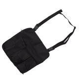 Camping Chair Hanging Bag Waterproof Oxford Cloth Adjustable Portable Beach Chairs Side Storage Bags for Outdoor Black - Low Angle