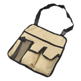 Camping Chair Hanging Bag Waterproof Oxford Cloth Adjustable Portable Beach Chairs Side Storage Bags for Outdoor Khaki