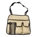Camping Chair Hanging Bag Waterproof Oxford Cloth Adjustable Portable Beach Chairs Side Storage Bags for Outdoor Khaki