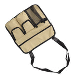 Camping Chair Hanging Bag Waterproof Oxford Cloth Adjustable Portable Beach Chairs Side Storage Bags for Outdoor Khaki