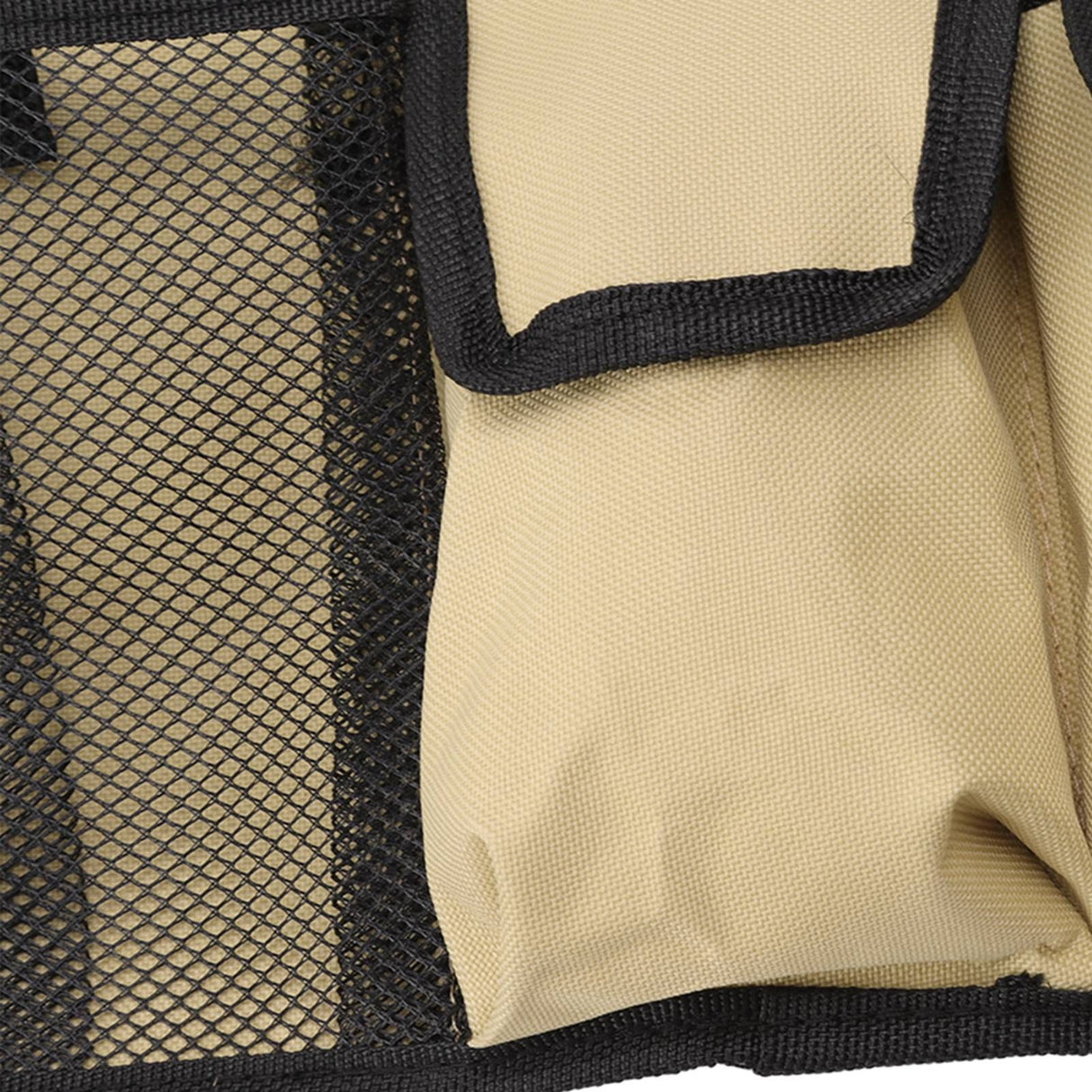 Camping Chair Hanging Bag Waterproof Oxford Cloth Adjustable Portable Beach Chairs Side Storage Bags for Outdoor Khaki