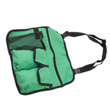 Camping Chair Hanging Bag Waterproof Oxford Cloth Adjustable Portable Beach Chairs Side Storage Bags for Outdoor Green - Front View