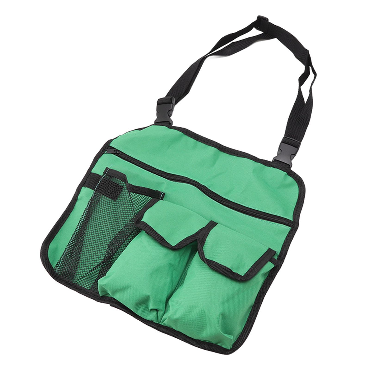 Camping Chair Hanging Bag Waterproof Oxford Cloth Adjustable Portable Beach Chairs Side Storage Bags for Outdoor Green