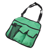 Camping Chair Hanging Bag Waterproof Oxford Cloth Adjustable Portable Beach Chairs Side Storage Bags for Outdoor Green