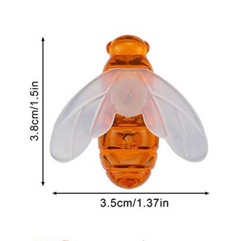 Solar Bee String Lights Outdoor Led Honeybee Fairy Lights Waterproof Solar Bumble Bee Lights for Garden Christmas Decor Warm White 7 Meters 50 Lights(8 Function)