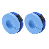 2 Pcs Thicken Baby Swim Cuffs EVA Children's Swimming Buoyancy Foam Arm Ring Kid's Swmming Equipment Blue Belt