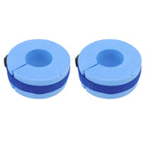 2 Pcs Thicken Baby Swim Cuffs EVA Children's Swimming Buoyancy Foam Arm Ring Kid's Swmming Equipment Blue Belt